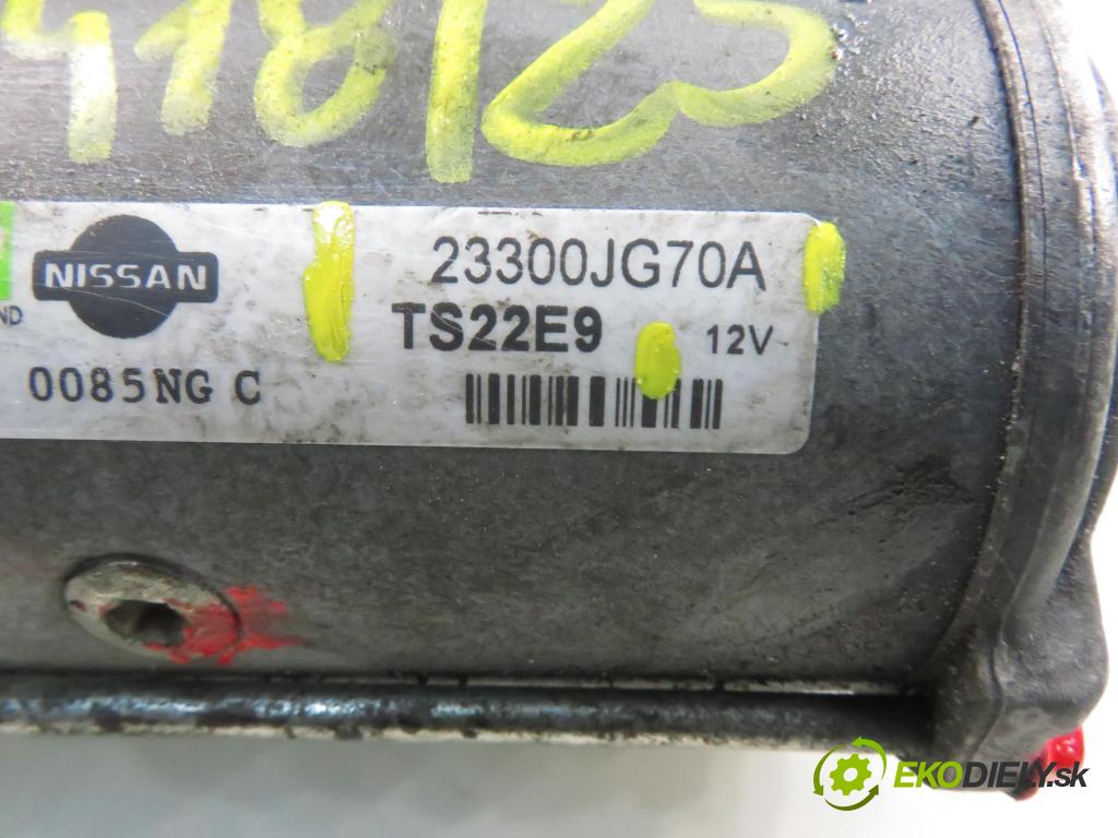 RENAULT KOLEOS I (HY_) SUV 2008 110,00 2.0 dCi 4x4 150 - M9R 832 1995,00 Štartér 23300JG70A ; TS22E9 (Štartér)