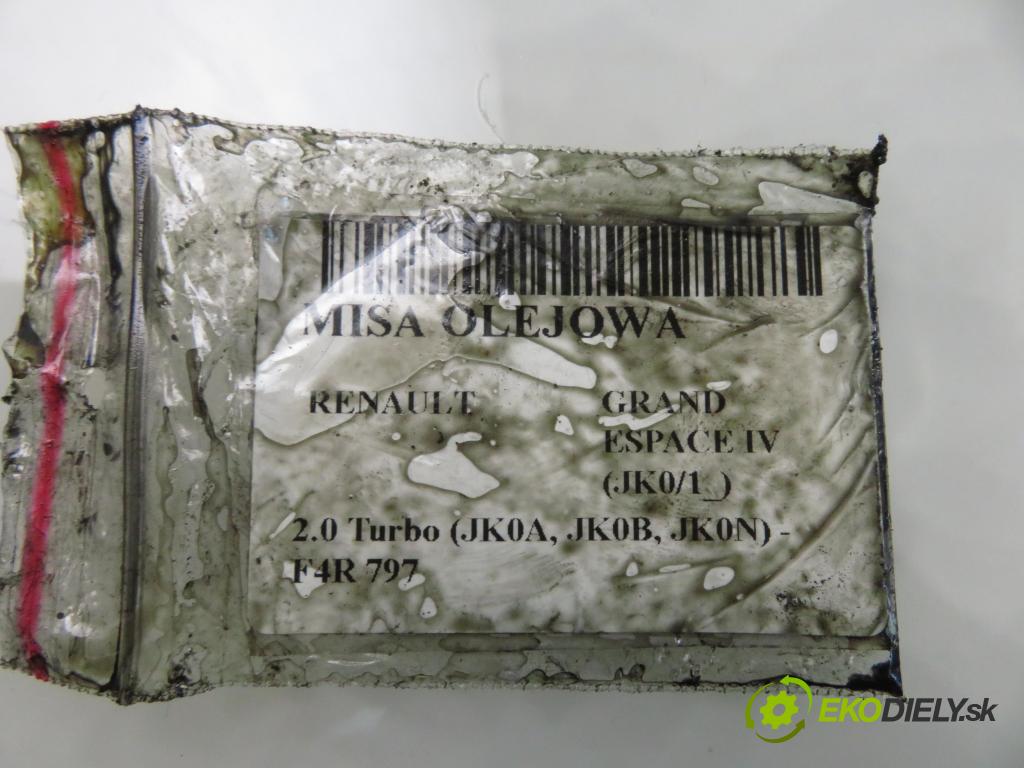 RENAULT GRAND ESPACE IV (JK0/1_) MINIVAN 2003 125,00 2.0 Turbo (JK0A, JK0B, JK0N) - F4R 797 1998,00 Vaňa olejová 8200066133 (Olejová vaňa)