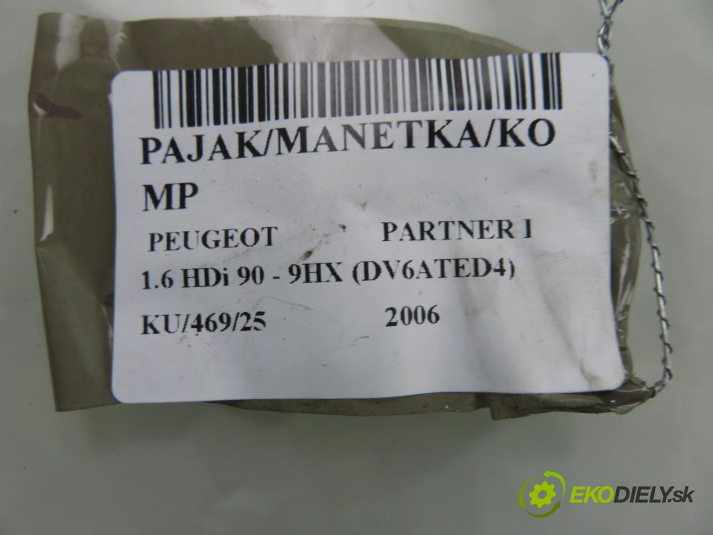 PEUGEOT PARTNER Combispace (5F) KOMBIVAN 2006 66,00 1.6 HDi 90 - 9HX 1560,00 PAKA/ŘAZENÍ/SADA: 251499