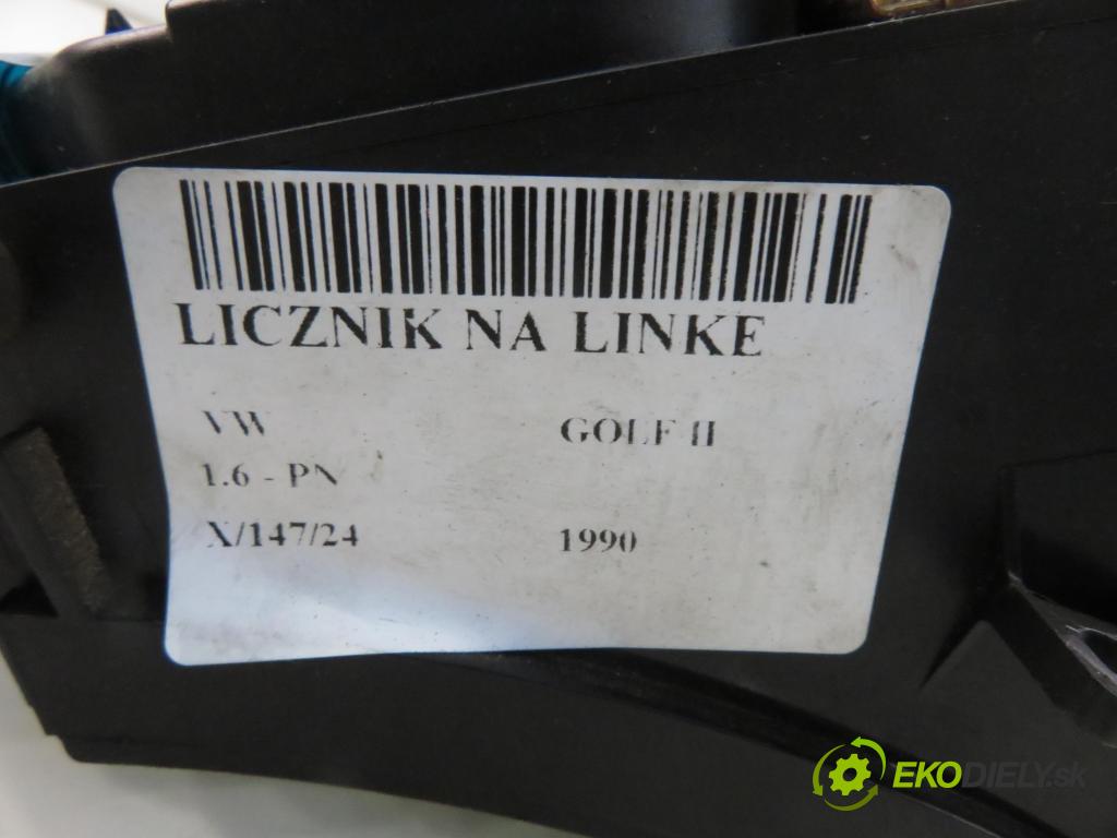 VW GOLF II (19E, 1G1) HB 1989 40,00 1.6 D - JP 1588,00 prístrojovka na ODKAZ 191919033CC ; 191919059