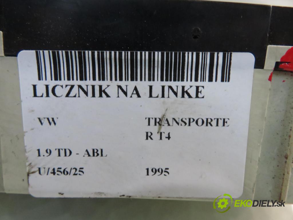 VW TRANSPORTER IV Autobus (70XB, 70XC, 7DB, 7DW, 7DK) BUS 1995 50,00 1.9 TD - ABL 1896,00 prístrojovka na ODKAZ 701919033DQ