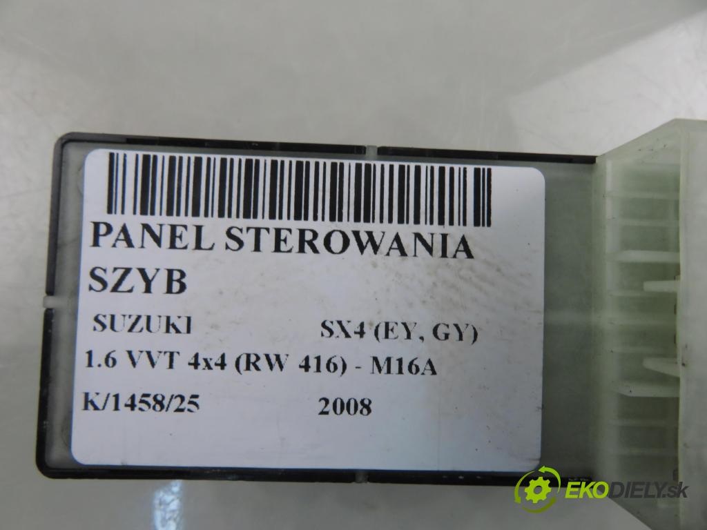 SUZUKI SX4 (EY, GY) CROSSOVER 2008 79,00 1.6 VVT 4x4 (RW 416) 107 - M16A 1586,00 Panel ovládaní oken