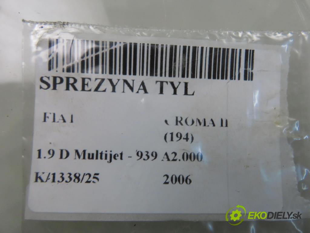 FIAT CROMA (194_) KOMBI 2006 110,00 1.9 D Multijet 150 - 939 A2.000 1910,00 Pružina ZADNÍ: