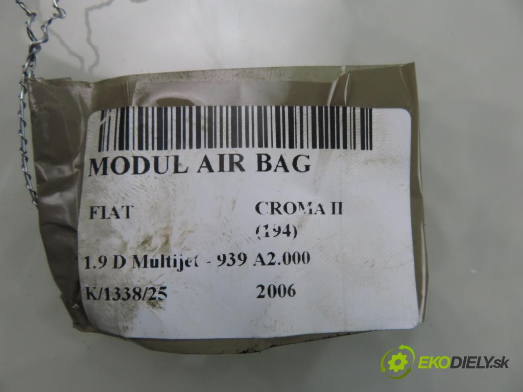 FIAT CROMA (194_) KOMBI 2006 110,00 1.9 D Multijet 150 - 939 A2.000 1910,00 MODUL air BAG 51796381