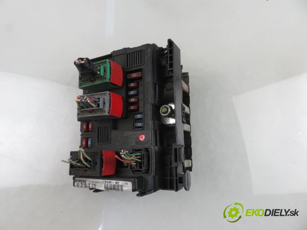 PEUGEOT PARTNER Skrzynia (5_, G_) FURGON 2004 51,00 1.9 D - WJY (DW8B) 1868,00 MODUL BSM 9643498980