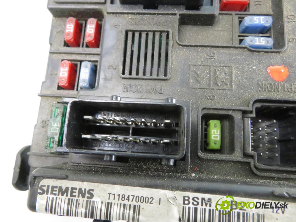 PEUGEOT PARTNER Skrzynia (5_, G_) FURGON 2004 51,00 1.9 D - WJY (DW8B) 1868,00 MODUL BSM 9643498980