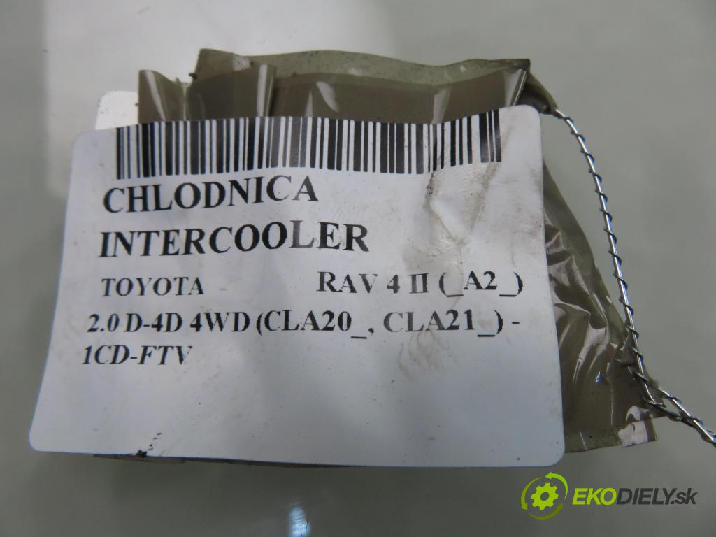 TOYOTA RAV 4 II (_A2_) SUV 2005 85,00 2.0 D-4D 4WD 116 - 1CD-FTV 1995,00 chladič intercooler 27040332