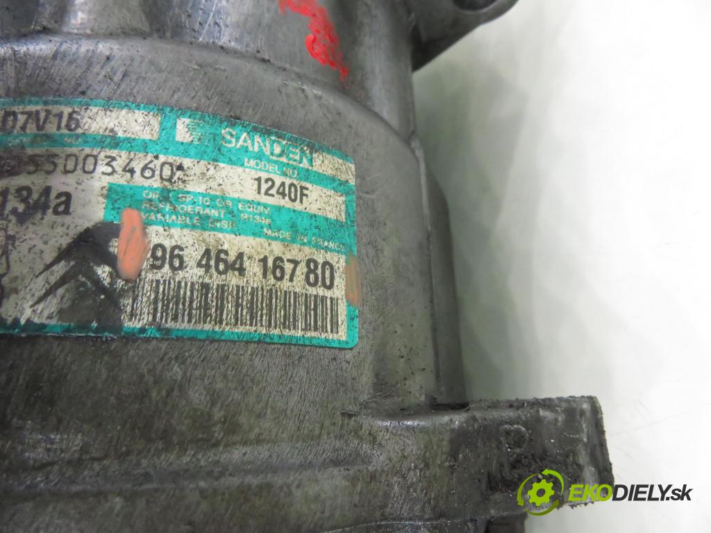 CITROEN XSARA (N1) HB 2004 66,00 2.0 HDi 90 - RHY (DW10TD) 1997,00 KOMPRESOR: klimatizácie 9646416780 (Kompresor klimatizácie)