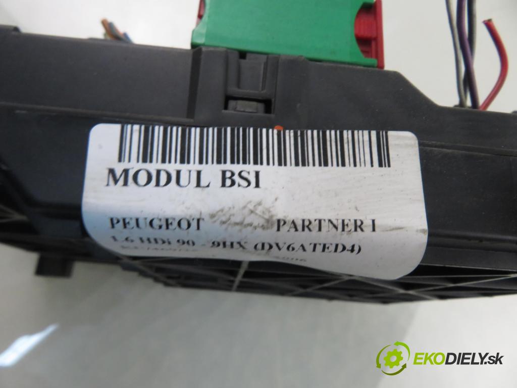 PEUGEOT PARTNER Combispace (5F) KOMBIVAN 2006 66,00 1.6 HDi 90 - 9HX 1560,00 MODUL BSI S118085320F ; 9657999680