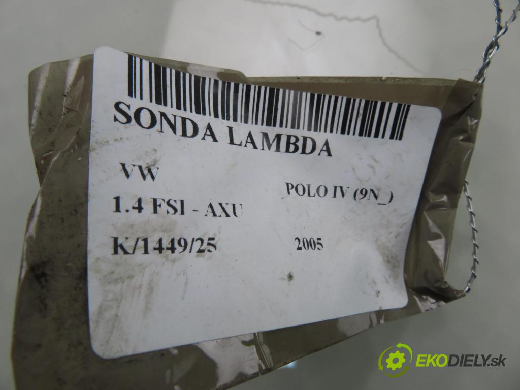 VW POLO (9N_) HB 2005 63,00 1.4 FSI - AXU 1390,00 sonda lambda 03C906263 (Lambda sonda)