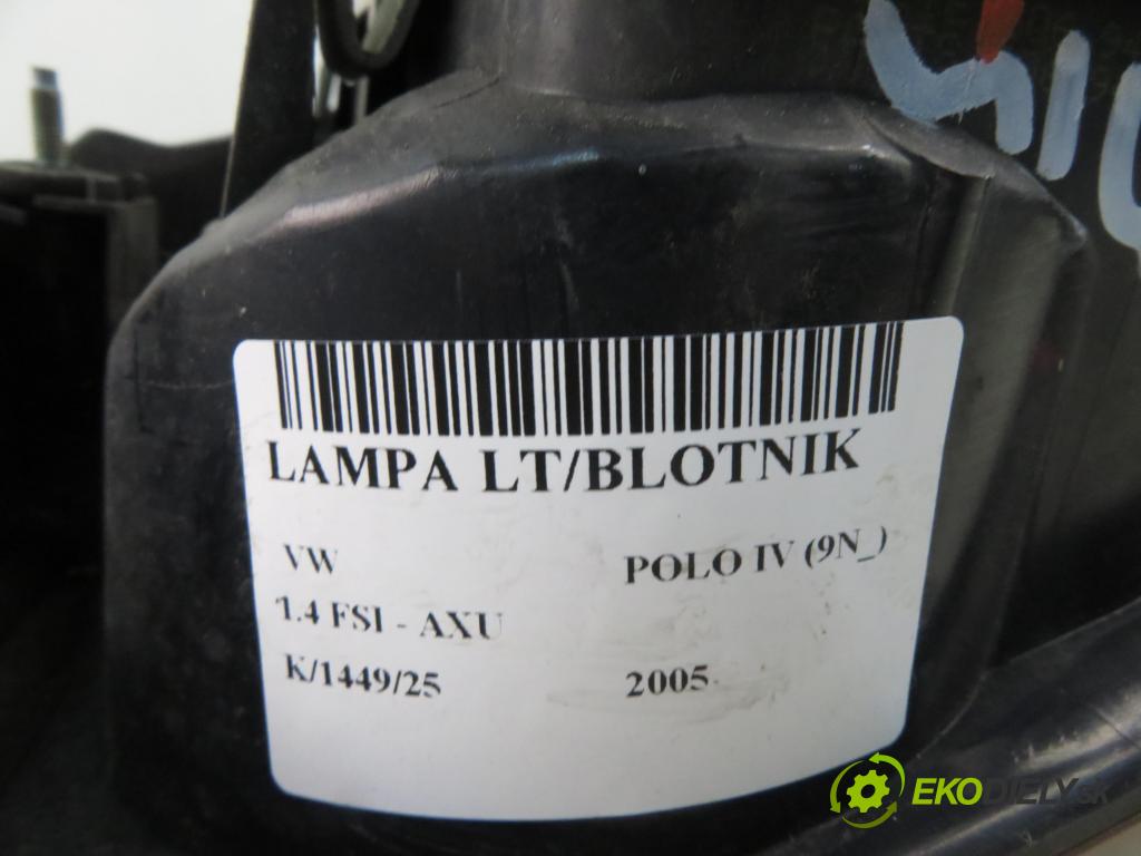VW POLO (9N_) HB 2005 63,00 1.4 FSI - AXU 1390,00 světlo levé zadní 6Q6945095B