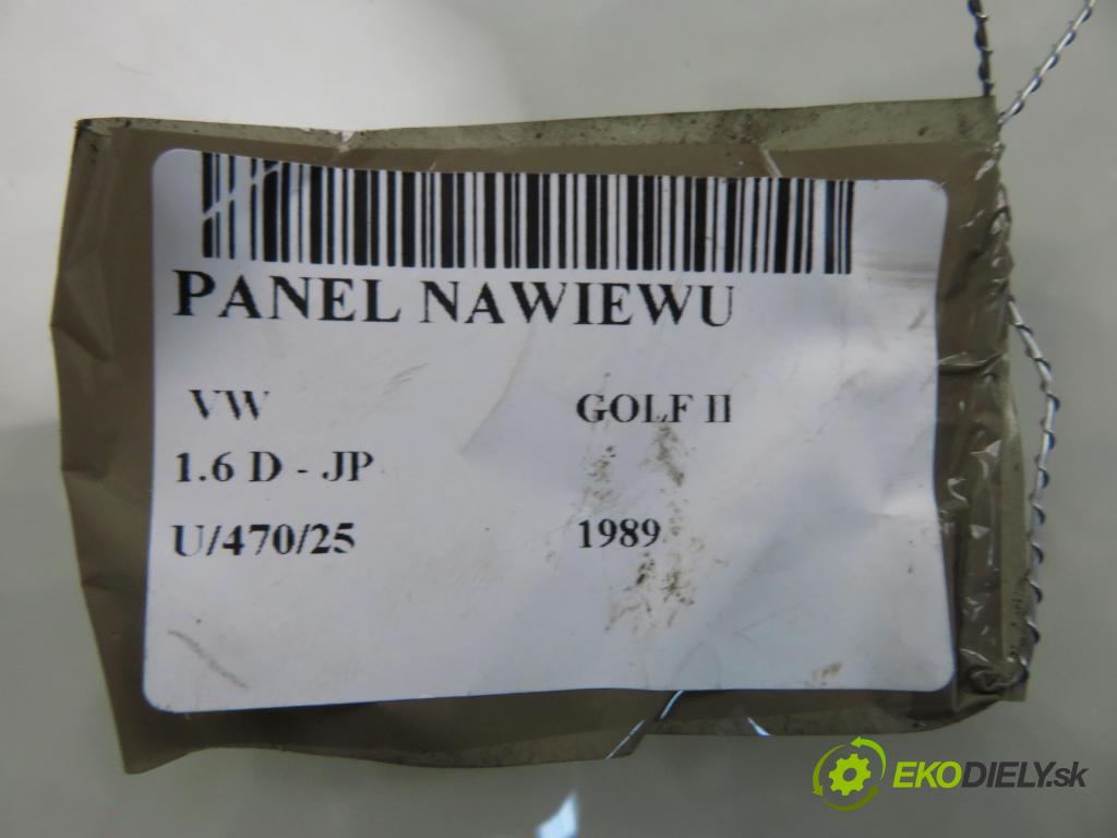 VW GOLF II (19E, 1G1) HB 1989 40,00 1.6 D - JP 1588,00 Panel topení 191192819045A