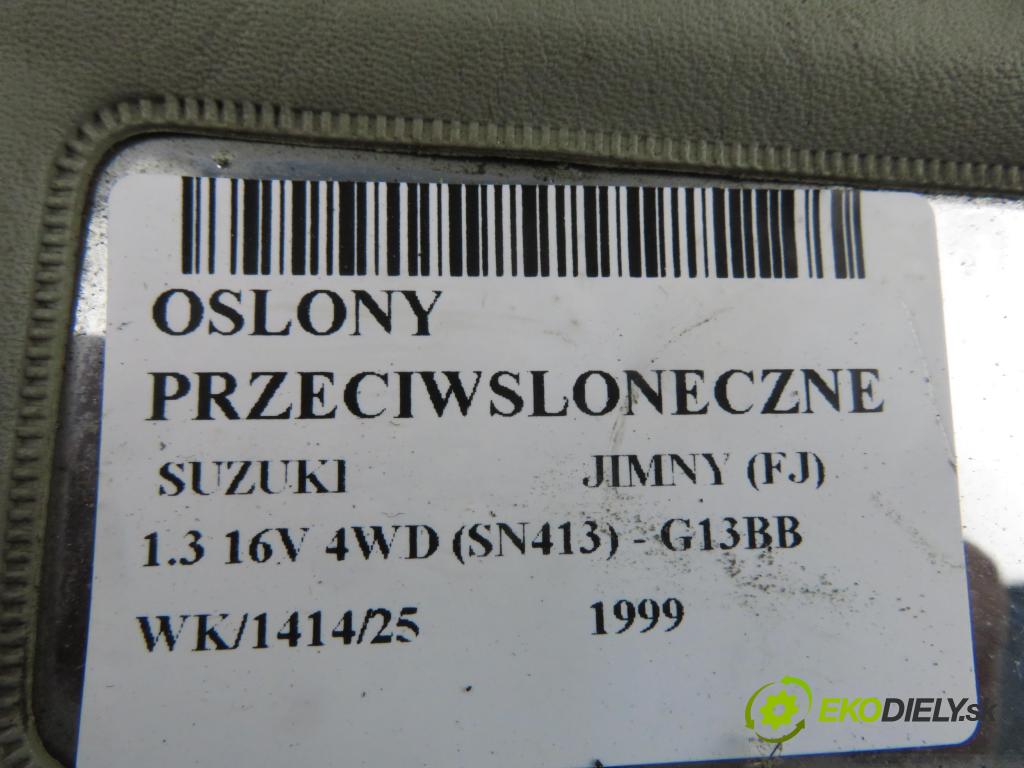 SUZUKI JIMNY (FJ) SUV 1999 59,00 1.3 16V 4WD (SN413) - G13BB 1298,00 KRYTY SLUNEČNÍ SVĚTLO