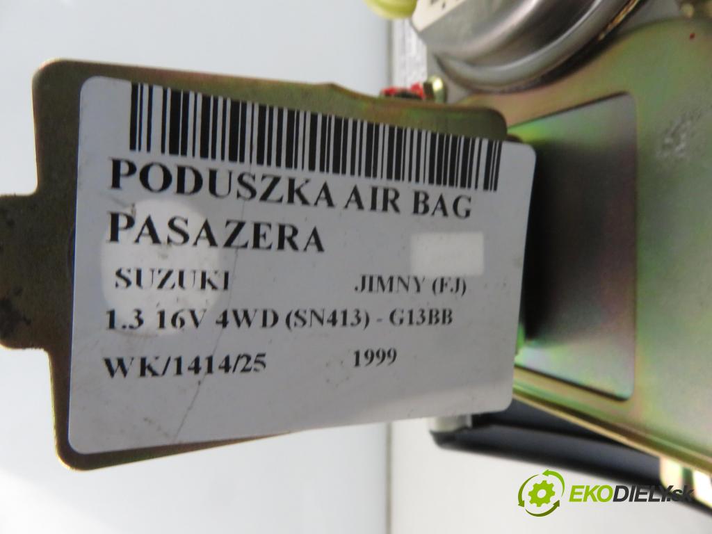 SUZUKI JIMNY (FJ) SUV 1999 59,00 1.3 16V 4WD (SN413) - G13BB 1298,00 AirBag air BAG CESTUJÍCÍ: 7391081A00
