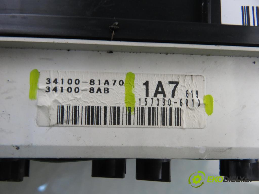 SUZUKI JIMNY (FJ) SUV 1999 59,00 1.3 16V 4WD (SN413) - G13BB 1298,00 prístrojovka elektrický 3410081A70 ; 341008AB ; 1573906013