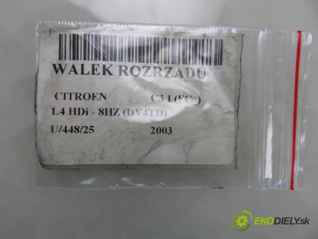 CITROEN C3 I (FC_) HB 2003 50,00 1.4 HDi - 8HZ (DV4TD) 1398,00 VÁLEČEK VAČKOVÁ HŘÍDEL: 9636896880