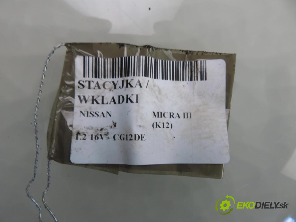 NISSAN MICRA III (K12) HB 2005 59,00 1.2 16V 80 - CG12DE 1240,00 spinačka N0501653 (Spínacia skrinka)