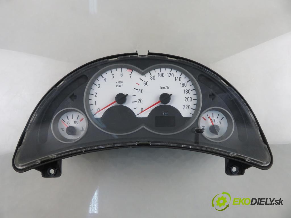 OPEL CORSA C (X01) HB 2001 55,00 1.2 16V 75 - Z 12 XE 1199,00 prístrojovka elektrický 09166823FW