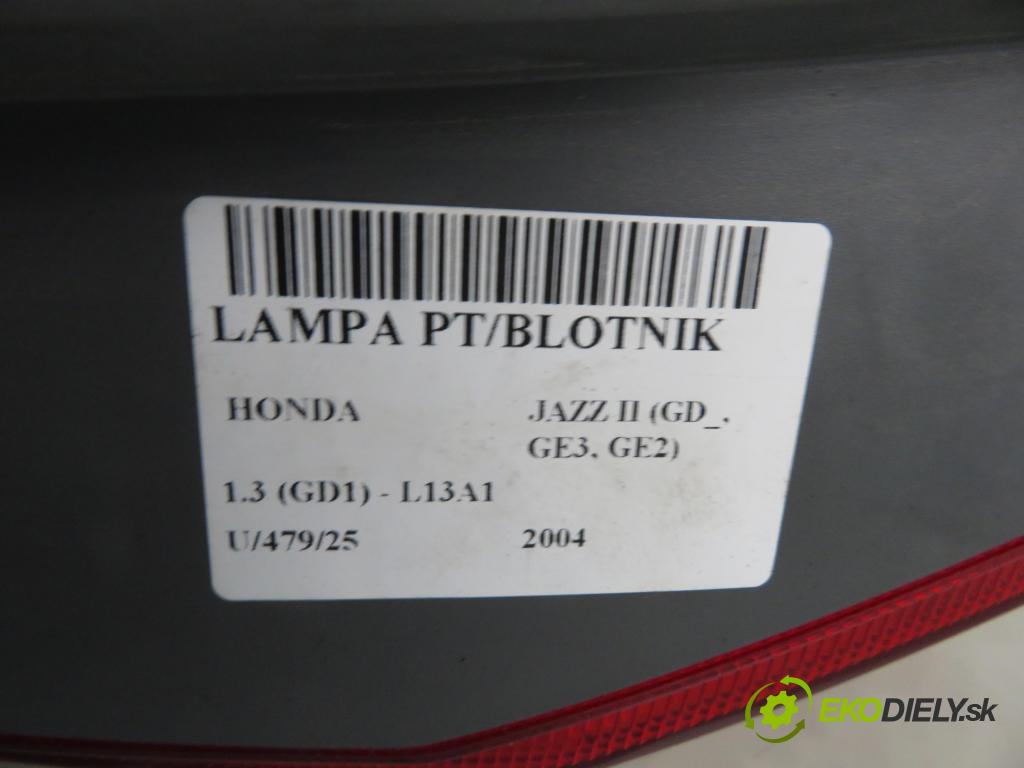 HONDA JAZZ II (GD_, GE3, GE2) HB 2004 61,00 1.3 (GD1) - L13A1 1339,00 světlo pravé zadní