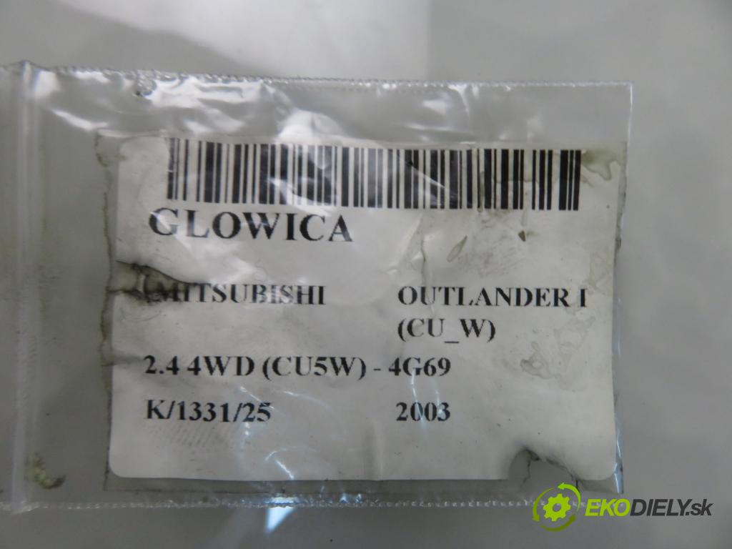 MITSUBISHI OUTLANDER I (CU_W) SUV 2003 118,00 2.4 4WD 160 (CU5W) - 4G69 2378,00 (hlava G69M