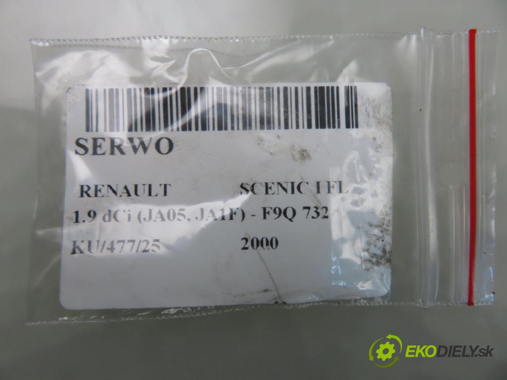 RENAULT SCENIC I (JA0/1_) MINIVAN 2000 75,00 1.9 dCi 102 - F9Q 732 1870,00 posilovač 8200069904A ; 03786420014 (Servočerpadlo)
