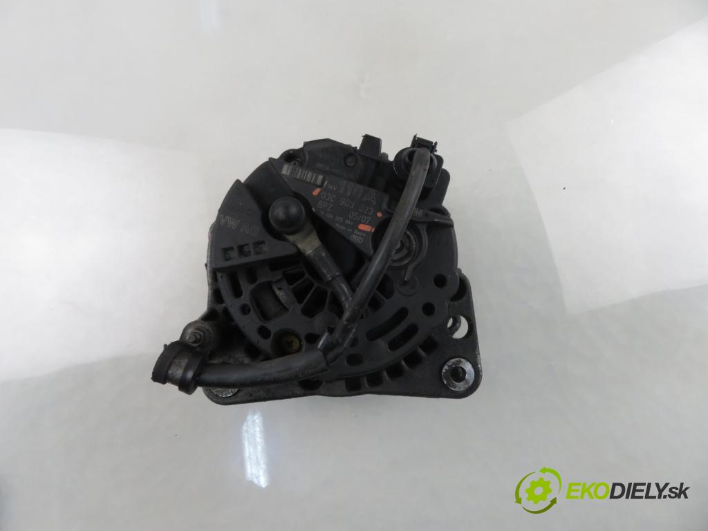 VW POLO (9N_) HB 2005 63,00 1.4 FSI - AXU 1390,00 Alternátor 03C903023 ; 0124325044 (Alternátor)