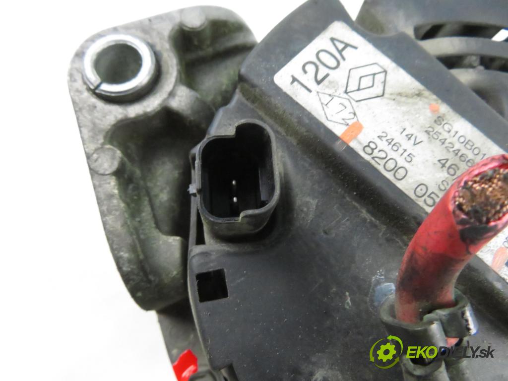 RENAULT SCENIC I (JA0/1_) MINIVAN 2000 75,00 1.9 dCi 102 - F9Q 732 1870,00 Alternátor 8200054588 ; SG10B019 (Alternátor)