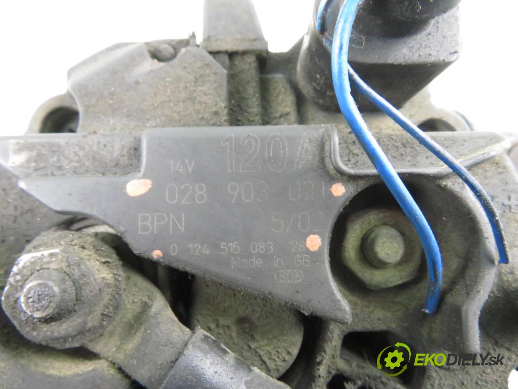 VW PASSAT B5.5 Variant (3B6) KOMBI 2002 74,00 1.9 TDI PD 101 - AVB 1896,00 Alternátor 028903021 ; 0124515083 (Alternátor)