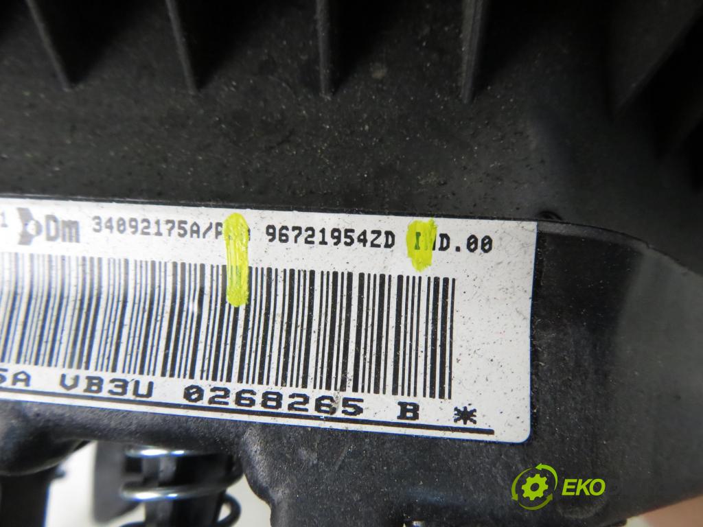 PEUGEOT PARTNER Skrzynia FURGON 2011 55,00 1.6 HDi - 9HT (DV6BTED4) 1560,00 AirBag air BAG volantu 96721954ZD