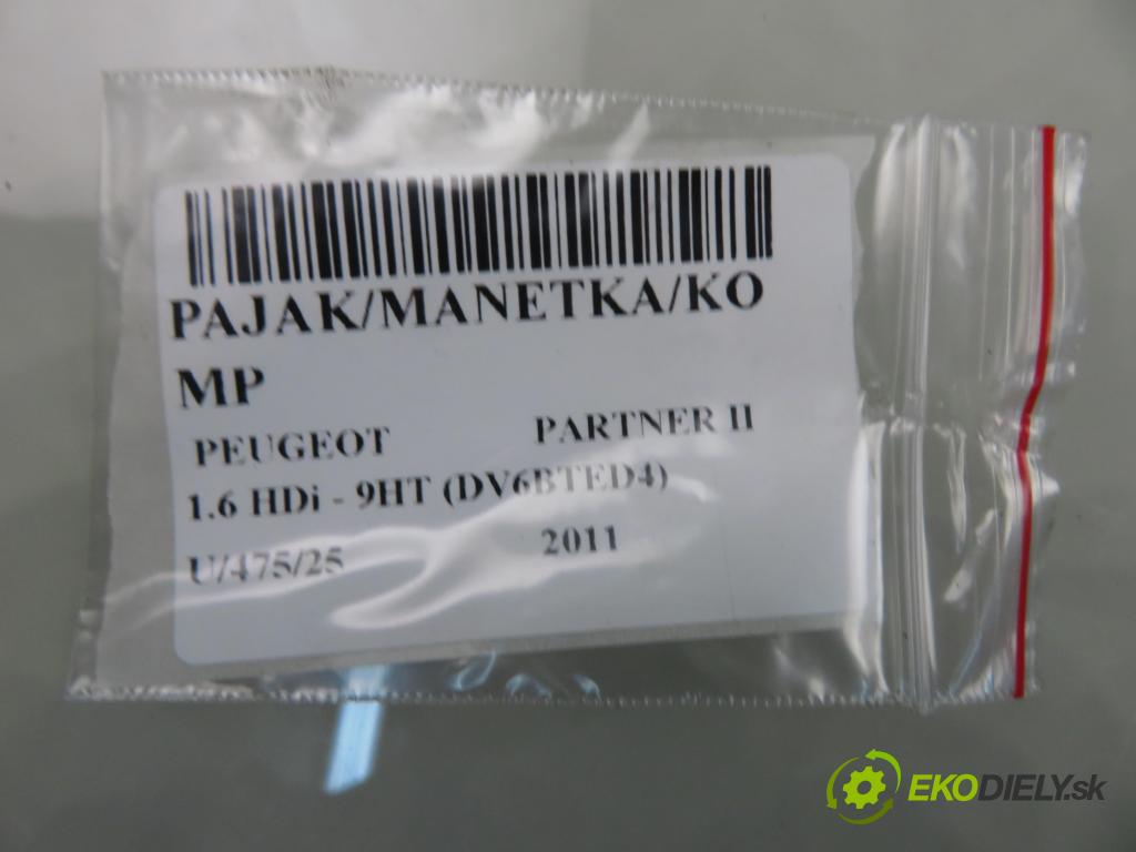 PEUGEOT PARTNER Skrzynia FURGON 2011 55,00 1.6 HDi - 9HT (DV6BTED4) 1560,00 páčka/prepínač 96658429XT