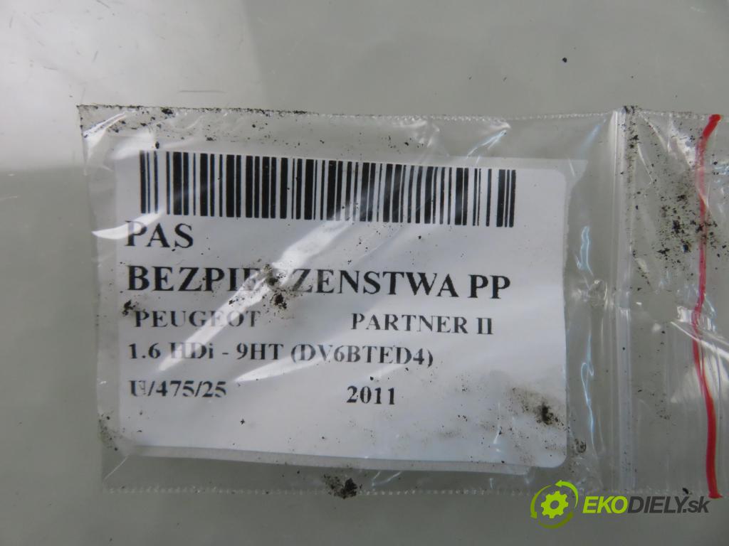 PEUGEOT PARTNER Skrzynia FURGON 2011 55,00 1.6 HDi - 9HT (DV6BTED4) 1560,00 držák BEZPEČNOST PP 96746322XX