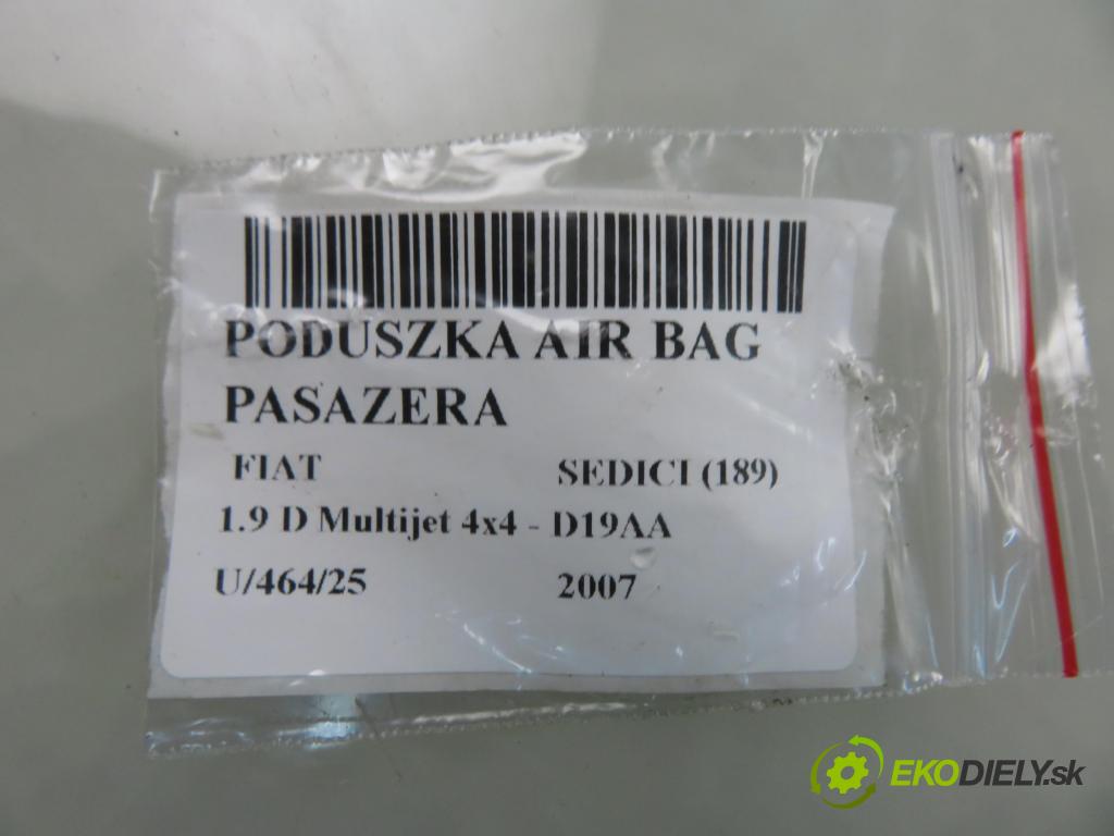 FIAT SEDICI (189_) CROSSOVER 2007 88,00 1.9 D Multijet 120 4x4 - D19AA 1910,00 AirBag air BAG CESTUJÍCÍ: 7391079J10 ; 7392079J00