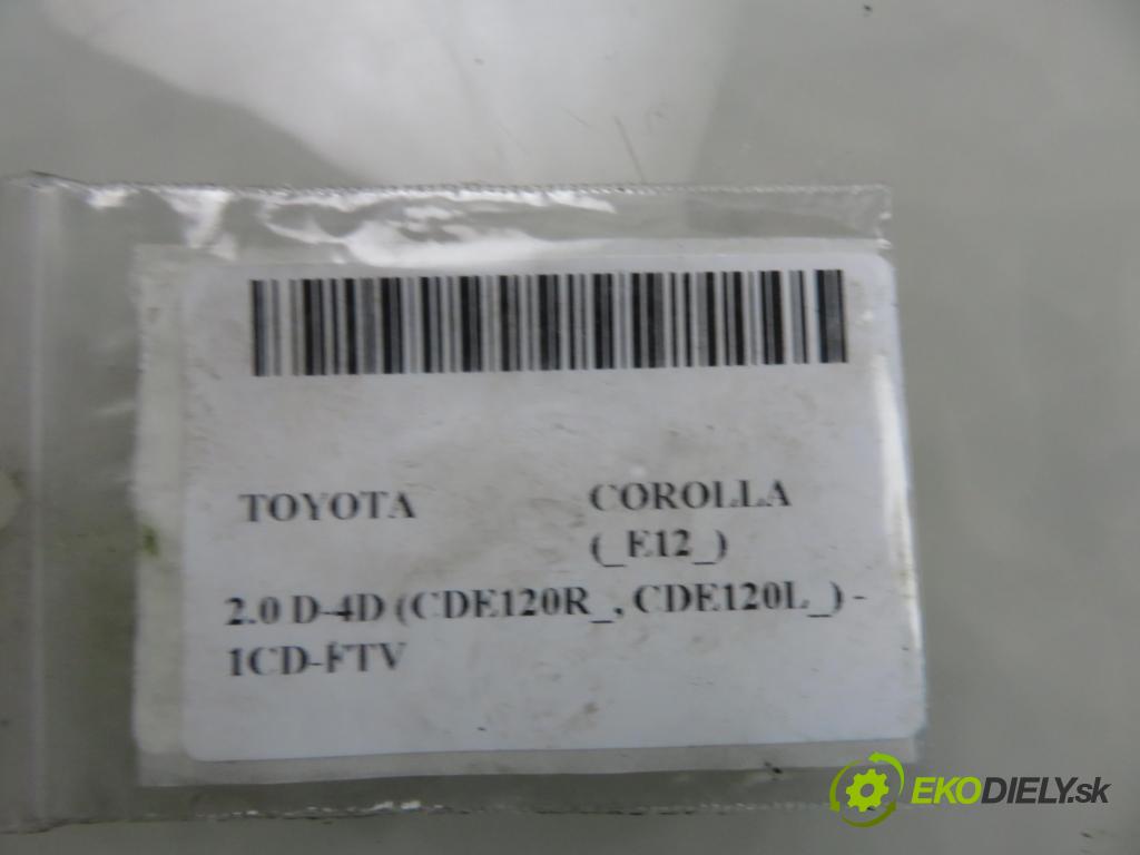 TOYOTA COROLLA (_E12_) HB 2003 85,00 2.0 D-4D 116 (CDE120R_, CDE120L_) - 1CD-FTV 1995,00 chladič vody