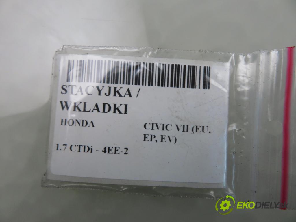 HONDA CIVIC VII Hatchback (EU, EP, EV) HB 2006 74,00 1.7 CTDi 101 - 4EE-2 (Isuzu) 1686,00 spinačka 25001031905A (Spínacia skrinka)