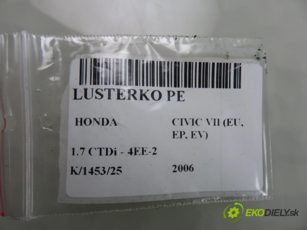 HONDA CIVIC VII Hatchback (EU, EP, EV) HB 2006 74,00 1.7 CTDi 101 - 4EE-2 (Isuzu) 1686,00 zpětné zrcátko