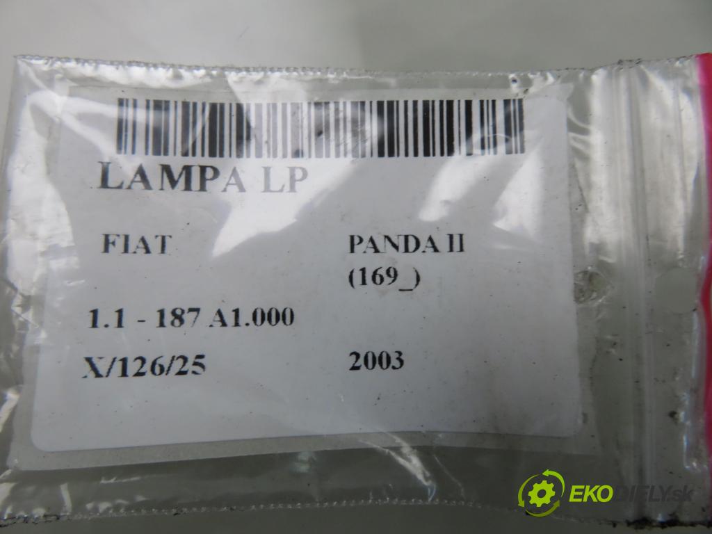 FIAT PANDA (169_) HB 2003 40,00 1.1 54 - 187 A1.000 1108,00 světlo LP