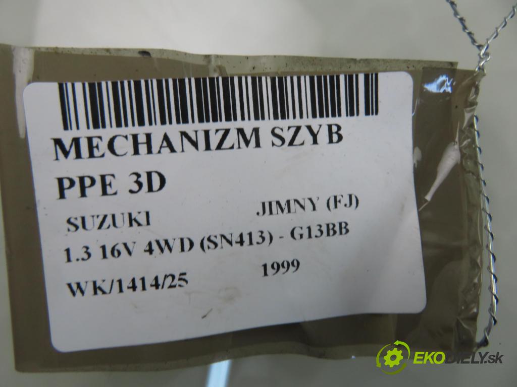 SUZUKI JIMNY (FJ) SUV 1999 59,00 1.3 16V 4WD (SN413) - G13BB 1298,00 mechanismus oken PPE 3D 8343081A10