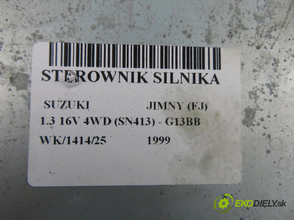 SUZUKI JIMNY (FJ) SUV 1999 59,00 1.3 16V 4WD (SN413) - G13BB 1298,00 řídící jednotka motora 3392081A2 ; 1120005943