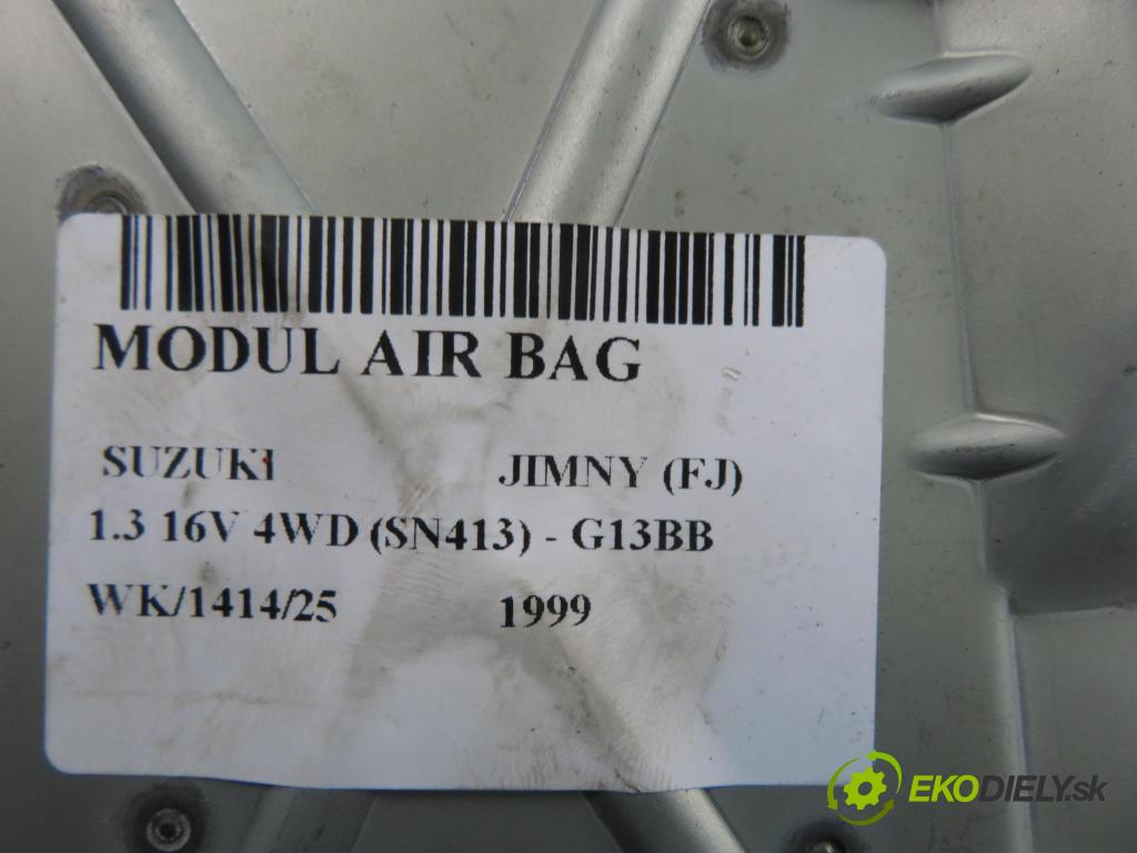SUZUKI JIMNY (FJ) SUV 1999 59,00 1.3 16V 4WD (SN413) - G13BB 1298,00 MODUL air BAG 3891081A4 ; X6T47073