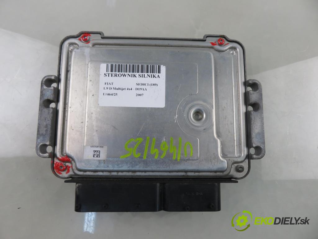 FIAT SEDICI (189_) CROSSOVER 2007 88,00 1.9 D Multijet 120 4x4 - D19AA 1910,00 řídící jednotka motora 0281012992 ; 55204652
