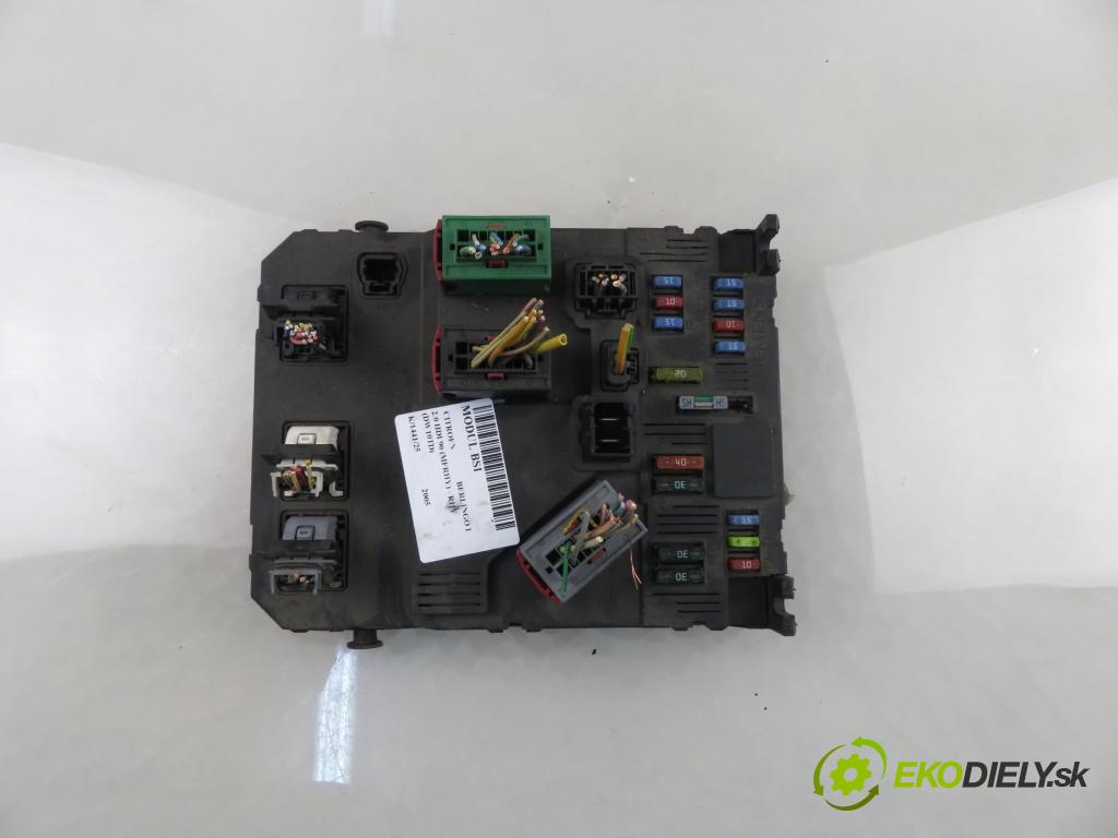 CITROEN BERLINGO / BERLINGO FIRST nadwozie wielkoprzestrzenne (MPV) KOMBIVAN 2005 66,00 2.0 HDI 90 1997,00 MODUL BSI S118085320D ; 9652474680