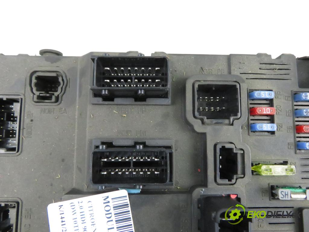 CITROEN BERLINGO / BERLINGO FIRST nadwozie wielkoprzestrzenne (MPV) KOMBIVAN 2005 66,00 2.0 HDI 90 1997,00 MODUL BSI S118085320D ; 9652474680