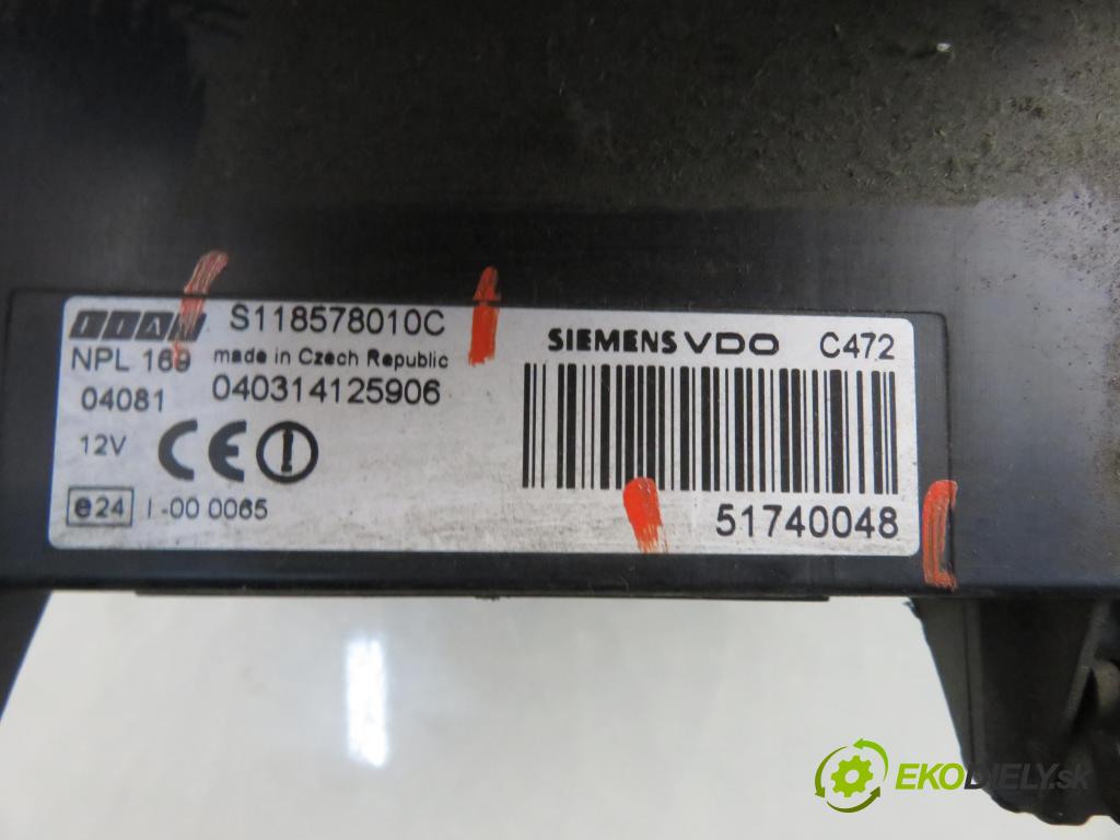 FIAT PANDA (169_) HB 2003 40,00 1.1 54 - 187 A1.000 1108,00 MODUL BSI 51740048 ; S118578010C