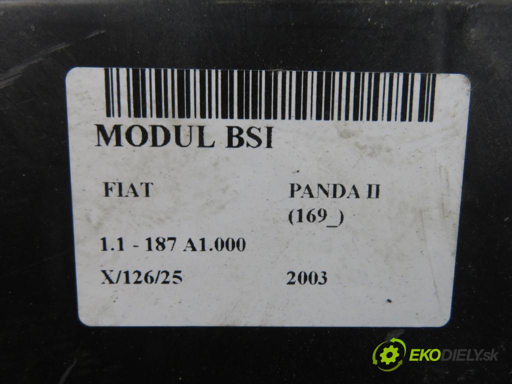 FIAT PANDA (169_) HB 2003 40,00 1.1 54 - 187 A1.000 1108,00 MODUL BSI 51740048 ; S118578010C