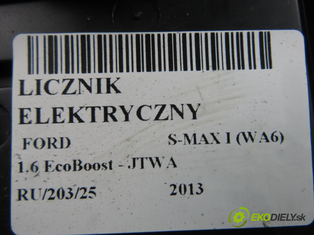 FORD S-MAX (WA6) MINIVAN 2013 118,00 1.6 EcoBoost - JTWA 1596,00 prístrojovka elektrický CS7T10849TE ; VPCS7F10849TE ; CS7T14C026CD