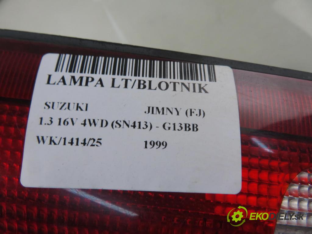 SUZUKI JIMNY (FJ) SUV 1999 59,00 1.3 16V 4WD (SN413) - G13BB 1298,00 světlo levé zadní 13232091