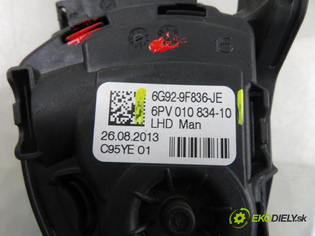FORD S-MAX (WA6) MINIVAN 2013 118,00 1.6 EcoBoost - JTWA 1596,00 Potenciometer plynu 6G929F836JE ; 6PV01083410 (Potenciometer plynového pedálu)