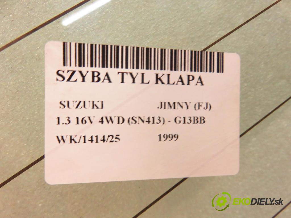 SUZUKI JIMNY (FJ) SUV 1999 59,00 1.3 16V 4WD (SN413) - G13BB 1298,00 okno ZADNÍ: kapota