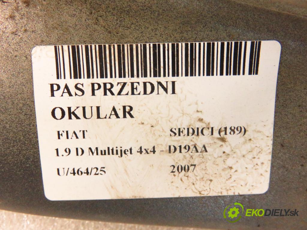 FIAT SEDICI (189_) CROSSOVER 2007 88,00 1.9 D Multijet 120 4x4 - D19AA 1910,00 výztuha PŘEDNÍ 