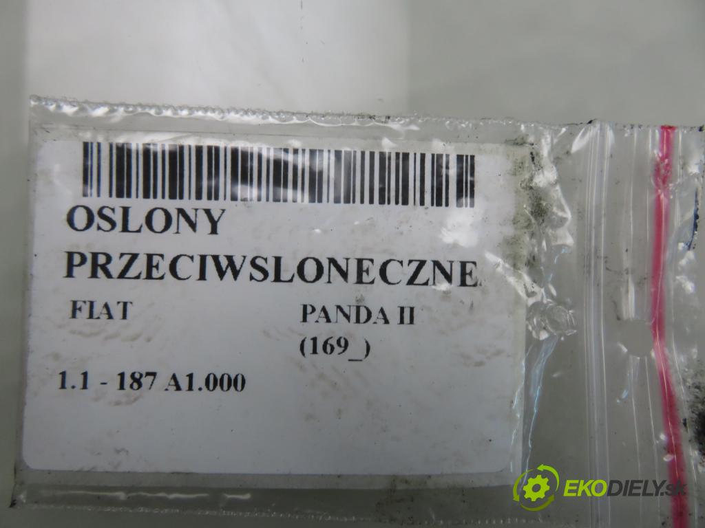 FIAT PANDA (169_) HB 2003 40,00 1.1 54 - 187 A1.000 1108,00 KRYTY SLUNEČNÍ SVĚTLO